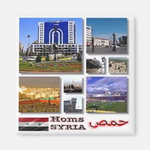Aimant SY - Syrie - Homs - Collage de mosaïque