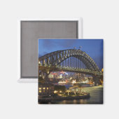 Aimant Sydney Harbour Bridge et Park Hyatt Sydney Hotel (Recto/Verso)