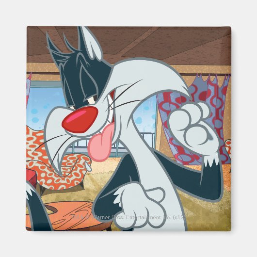 Aimant Sylvester Paw Up (Devant)