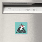 Aimant SYLVESTER™ « Souffrant de Succotash » Sulking (In Situ (Lave-vaisselle))