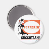 Aimant SYLVESTER™ Sufferin' Succotash! (Recto/Verso)