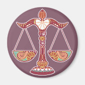 Aimant Symbole astrologique de la Libra (Devant)