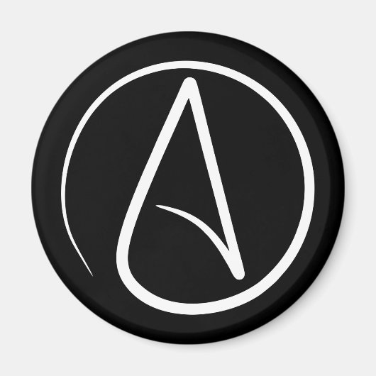 Aimant symbole athéisme religion (Devant)