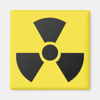 Aimant Symbole atomique nucléaire radioactif