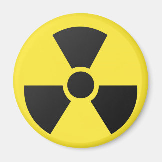 Aimant Symbole atomique nucléaire radioactif