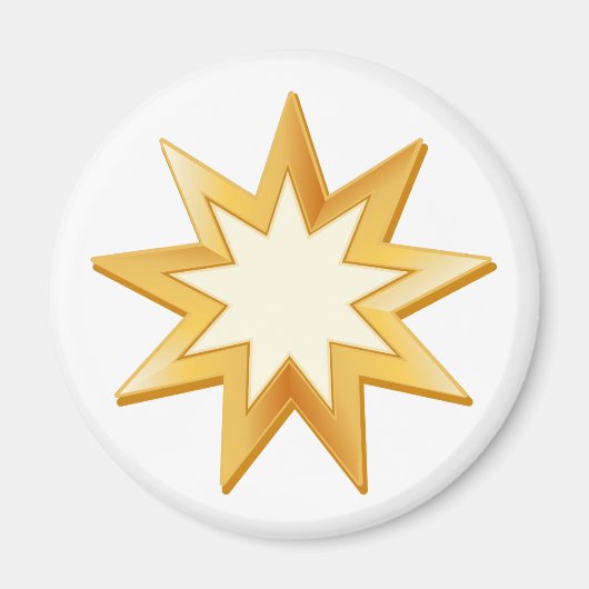 Aimant Symbole baha'i (Devant)