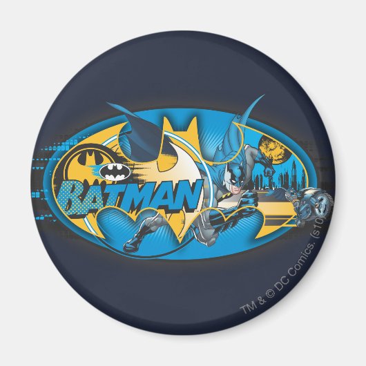 Aimant Symbole Batman | Logo Classic Collage (Devant)