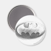 Aimant Symbole Batman | Logo de dessin insignia (Recto/Verso)