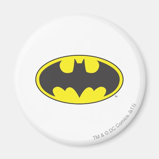 Aimant Symbole Batman | Logo Oval de chauve-souris (Devant)