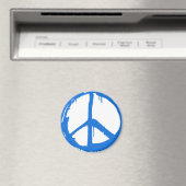 Aimant SYMBOLE Bleu DE LA PAIX (In Situ (Lave-vaisselle))