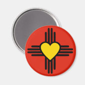 Aimant Symbole cardiaque Zia (Recto/Verso)