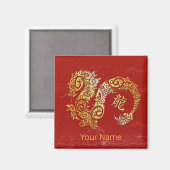 Aimant Symbole chinois Zodiac Horoscope Constellation (Recto/Verso)