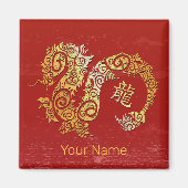 Aimant Symbole chinois Zodiac Horoscope Constellation (Devant)
