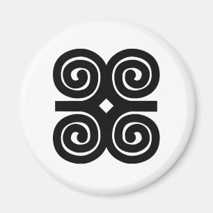 Aimant Symbole d'Adinkra d'humilité de la force de