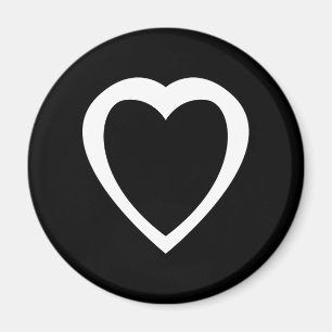 Aimant Symbole d'Akoma pour le blanc de la patience et