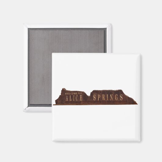 Aimant SYMBOLE D'ALice Springs Australie (Recto/Verso)