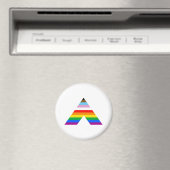 AIMANT SYMBOLE D'ALLIÉ LGBTQ POC (In Situ (Lave-vaisselle))