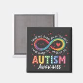 Aimant Symbole d'autisme infini Sensibilisation sur l'aut (Recto/Verso)