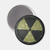 Aimant Symbole d'avertissement radioactif (Recto/Verso)