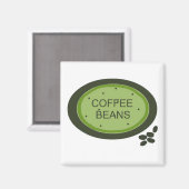 AIMANT SYMBOLE DE CAFÉ (Recto/Verso)