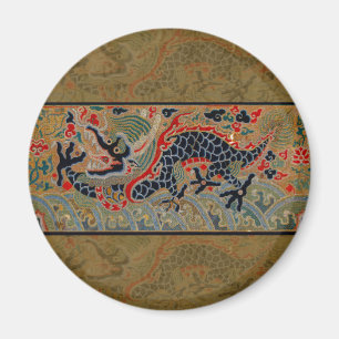 Aimant Symbole de dragon chinois antique asiatique