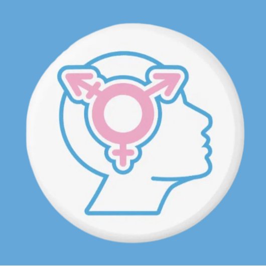 Aimant Symbole de Fierté Trans
