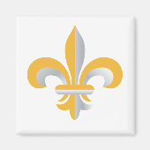 Aimant Symbole de Fleur de Lis (Devant)