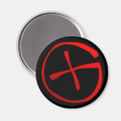 Aimant Symbole de Geocaching (Recto/Verso)