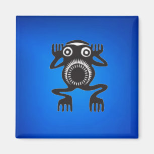 Aimant Symbole de grenouille amérindienne du sud-ouest