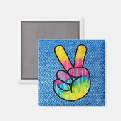 Aimant SYMBOLE DE LA cravate-JOUR DE LA PAIX (Recto/Verso)