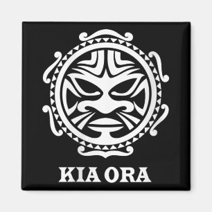 Aimant Symbole de la culture maorie Kia Ora pour femmes D