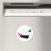 Aimant symbole de la forme du drapeau des émirats arabes (In Situ (Lave-vaisselle))