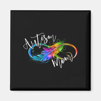 Aimant Symbole de la neurodiversité Rainbow Infinity Auti