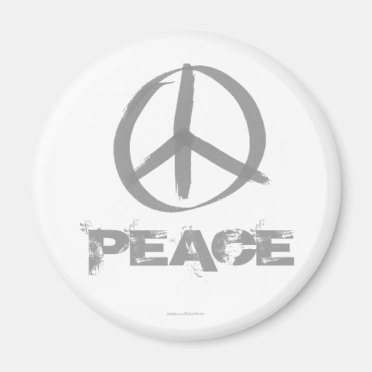 Aimant Symbole de la paix (Devant)