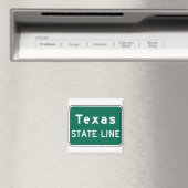 Aimant SYMBOLE DE LA ROUTE DU Texas State Line (In Situ (Lave-vaisselle))