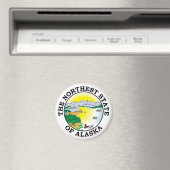 Aimant Symbole de l'Alaska (In Situ (Lave-vaisselle))