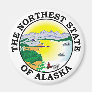 Aimant Symbole de l'Alaska