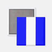 Aimant symbole de l'alphabet nautique maritime neuf (Recto/Verso)