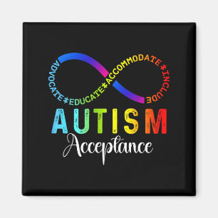 Aimant Symbole de l'infini de sensibilisation et d'accept