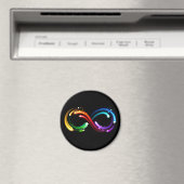 Aimant Symbole de l'infini des comètes arc-en-ciel (In Situ (Lave-vaisselle))