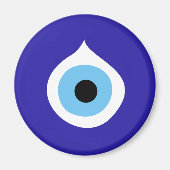Aimant symbole de l'oeil maléfique ancien nazar fatima ta (Devant)