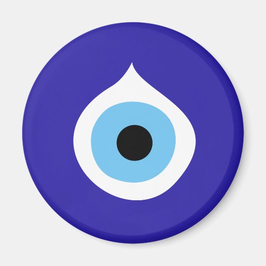 Aimant symbole de l'oeil maléfique ancien nazar fatima ta (Devant)