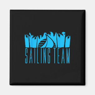 Aimant Symbole de logo de voile Carré Voilier Bateau Capi