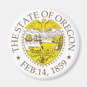 Aimant Symbole de l'Oregon