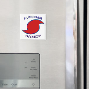 Aimant Symbole de l'ouragan Sandy