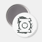 Aimant Symbole de marqueur vert lanterne (Recto/Verso)