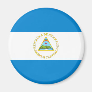 Aimant symbole de nation de drapeau de pays du Nicaragua