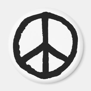 Aimant Symbole de paix rude