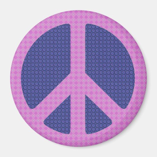 Aimant SYMBOLE DE PAIX Super (Devant)