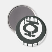 Aimant Symbole de peinture à lanterne verte (Recto/Verso)